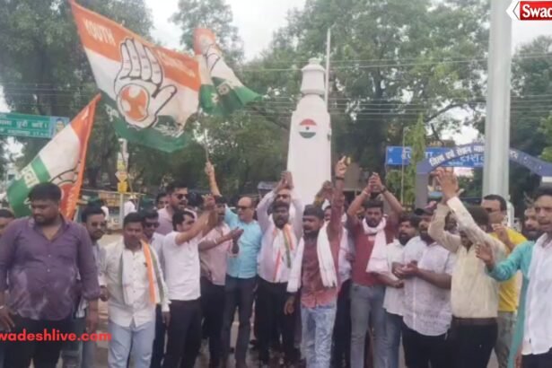 Balod Congress Protest