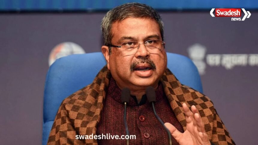 धर्मेंद्र प्रधान ने दिया इस्तीफा