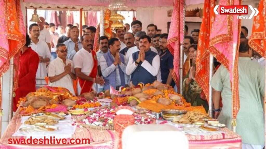 Dadaji Dhuniwale Dham visit cm mohan