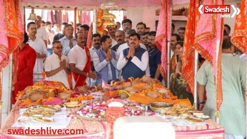 Dadaji Dhuniwale Dham visit cm mohan