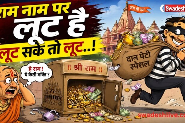 राम मंदिर के दान में चोरी: आस्था, व्यवस्था और व्यंग्य की कहानी