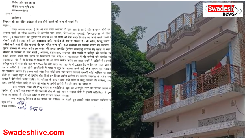 Ram Mandir Donation Case