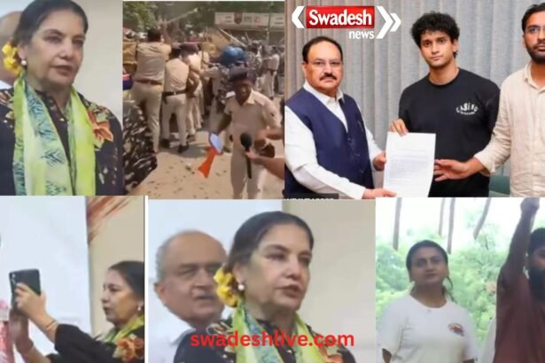 CJP के 'चलो संसद' मार्च में शबाना आजमी की तबीयत बिगड़ी, केरल भवन के पास धरने के दौरान हंगामा