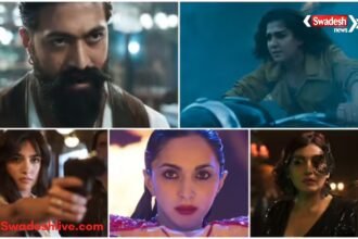 यश की फिल्म टॉक्सिक के Ladies and Ladies टीजर में नयनतारा, कियारा आडवाणी, हुमा कुरैशी, तारा सुतारिया और रुक्मिणी वसंत।