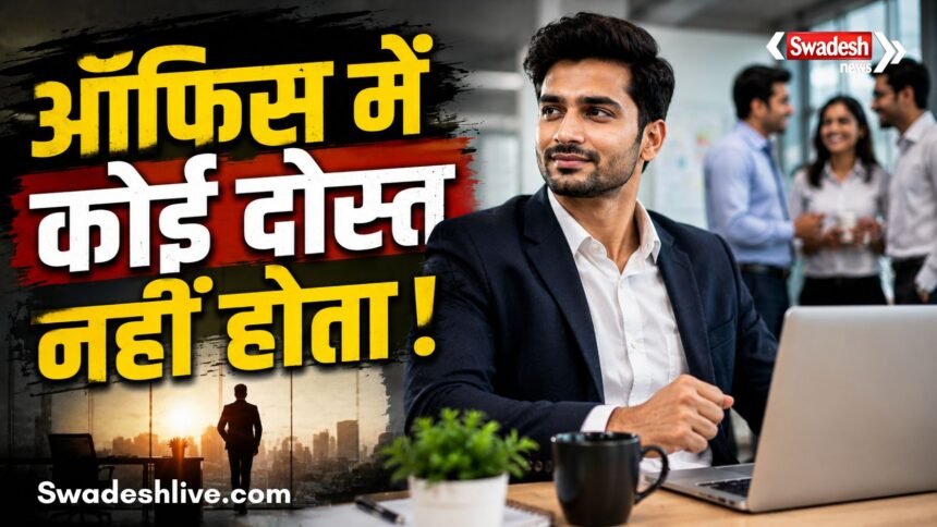 नौकरी छोड़ने के बाद ऑफिस के दोस्तों से संपर्क टूटने पर वायरल सोशल मीडिया पोस्ट का प्रतीकात्मक दृश्य।