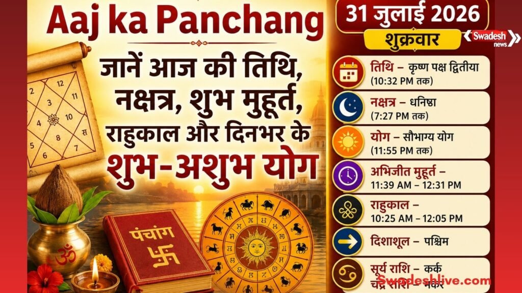 https://swadeshlive.com/aaj-ka-panchang-31-july-2026/