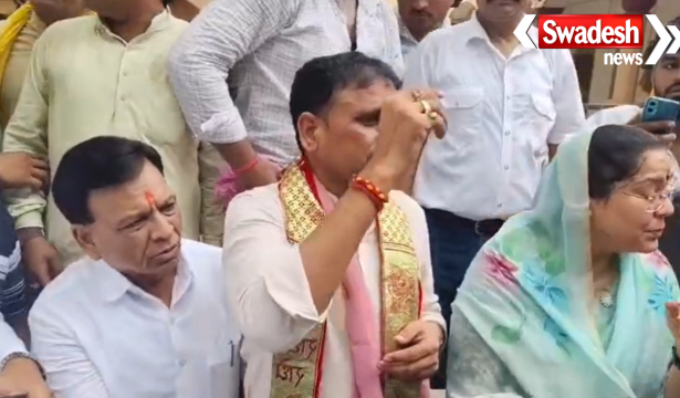 Datia Deputy CM Jagdish Devda Visit