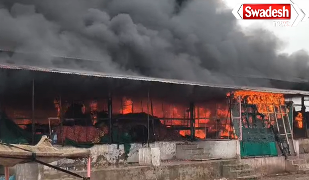 Sabalgarh Sabzi Mandi Fire
