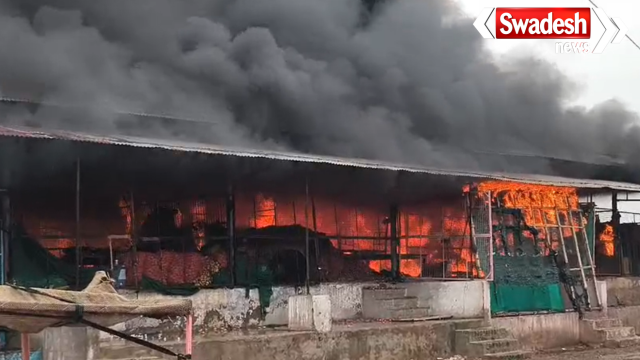 Sabalgarh Sabzi Mandi Fire