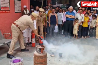 Saharanpur District Hospital Fire Safety Mock Drill