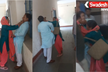 Muzaffarnagar Sadar Tehsil Woman Fights Ex Pradhan
