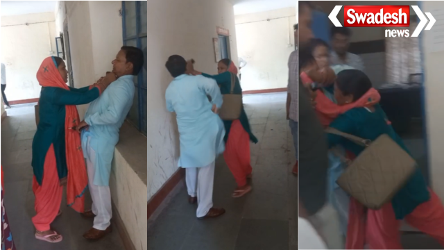 Muzaffarnagar Sadar Tehsil Woman Fights Ex Pradhan