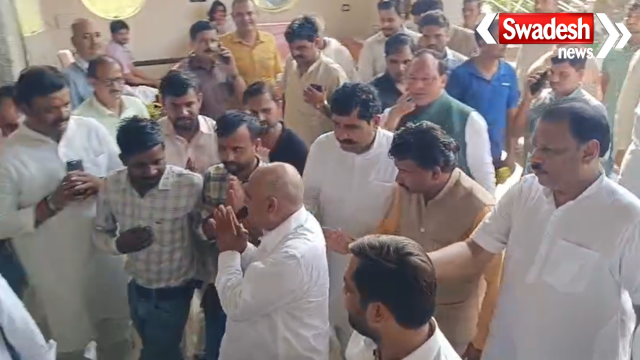 Datia BJP Meeting Ratan Hotel