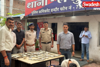 Indore Lasudia Police Driver Theft Case