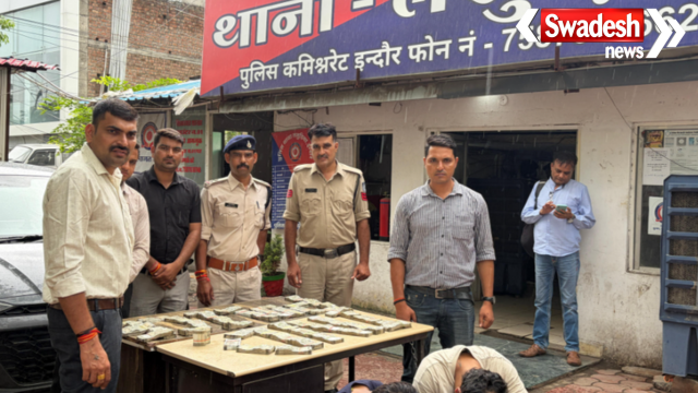 Indore Lasudia Police Driver Theft Case