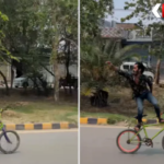 Viral Cycling Stunt Video Instagram