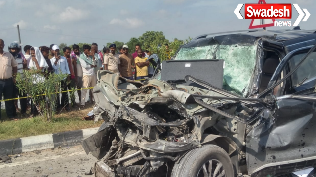 Ara Buxar Fourlane Scorpio Trailer Accident Bihiya