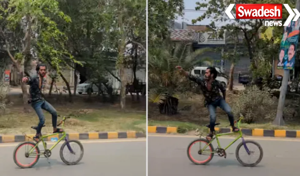 Viral Cycling Stunt Video Instagram