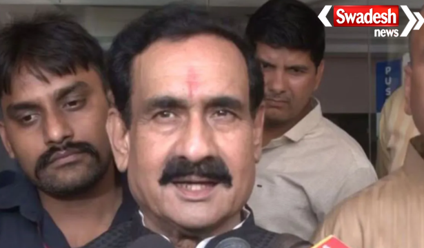 Violent protests by supporters of BJP leader Narottam Mishra in Datia
