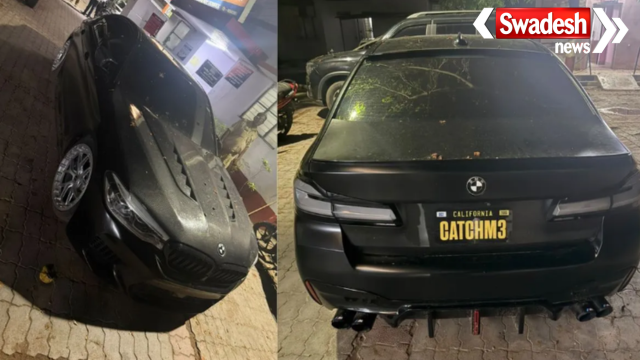 Lucknow Ashiyana Police BMW Cash Seizure 26 Lakh
