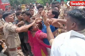 Kanpur Panki Police Sub Inspector Brajesh Kumar Slap Case