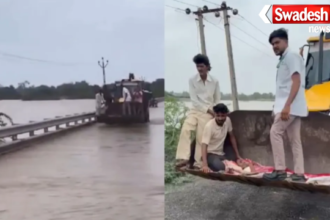 Amreli Flood Patient Rescue JCB