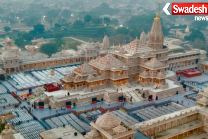 The donation counting process at the Ayodhya