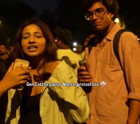 Jantar Mantar gen z Student