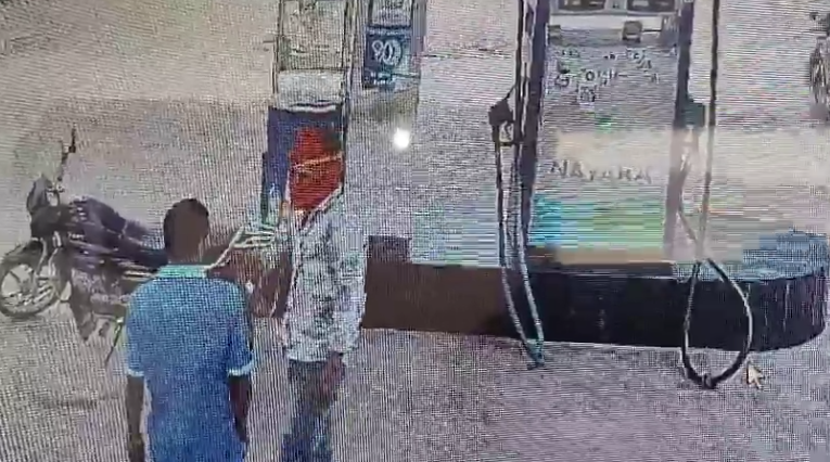 Alwar Petrol Pump Firing