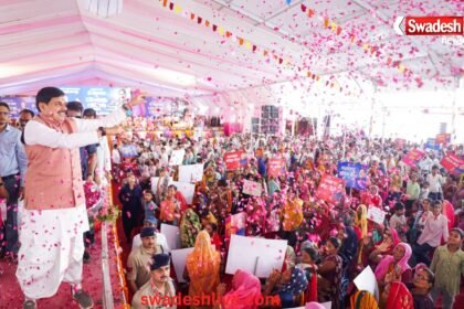 1.25 करोड़ लाड़ली बहनों को मिला बड़ा तोहफा, भिंड में लाड़ली बहना योजना की 38वीं किस्त जारी करते मुख्यमंत्री डॉ. मोहन यादव