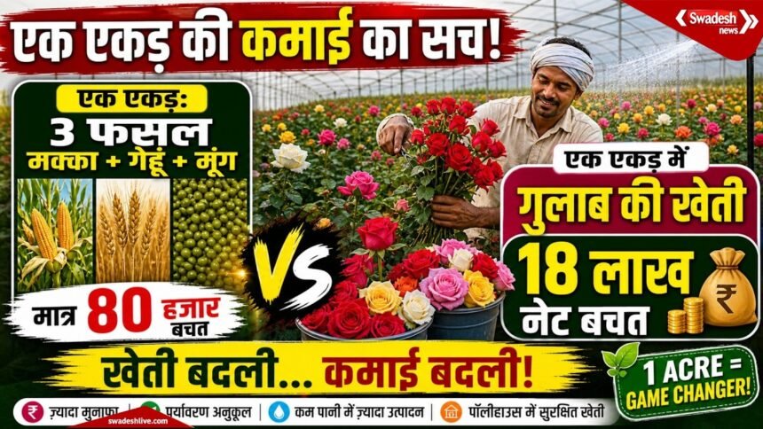 मध्य प्रदेश में किसानों के लिए पॉलीहाउस खेती एक बड़ा अवसर बनकर सामने आई है।