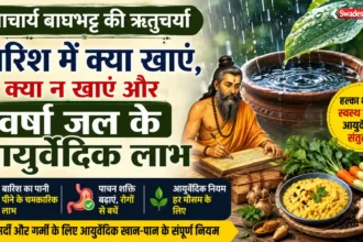 आचार्य बाघभट्ट के अनुसार वर्षा ऋतु में हल्का भोजन और स्वच्छ वर्षा जल के आयुर्वेदिक लाभ