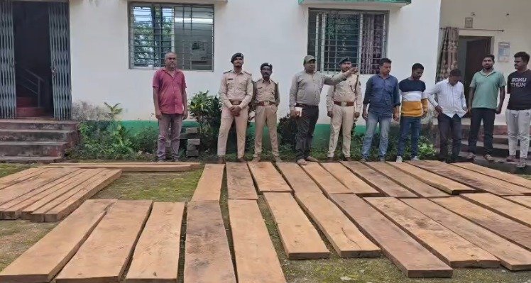 Forest Smuggling sagwan kanker-pushpa-style