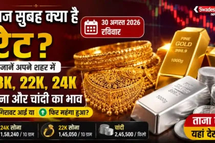 Gold Silver Rate 30 August 2026