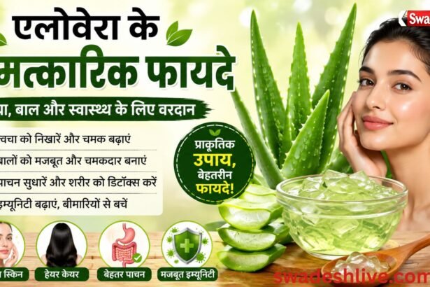 एलोवेरा के चमत्कारिक फायदे: त्वचा, बाल और स्वास्थ्य के लिए वरदान