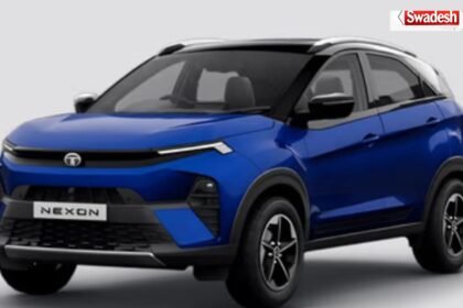 Tata Nexon Camo Edition SUV का फ्रंट व्यू और नया कैमो डिजाइन