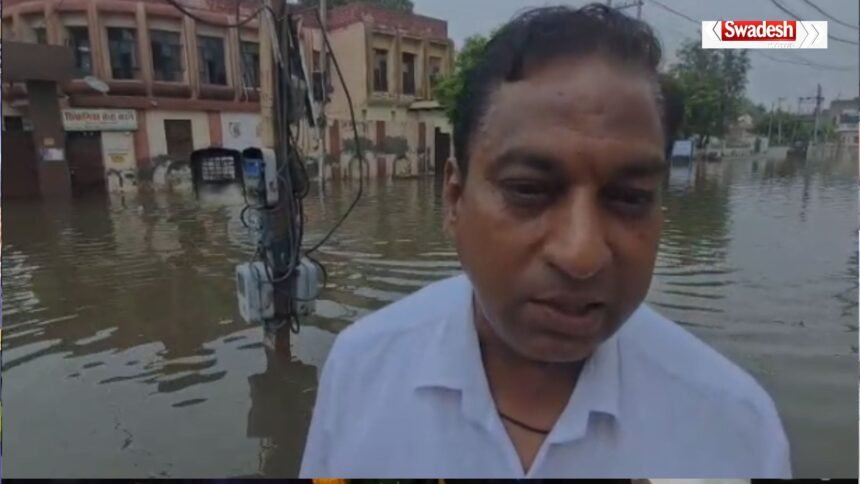 Bhiwani Heavy Rain Waterlogging