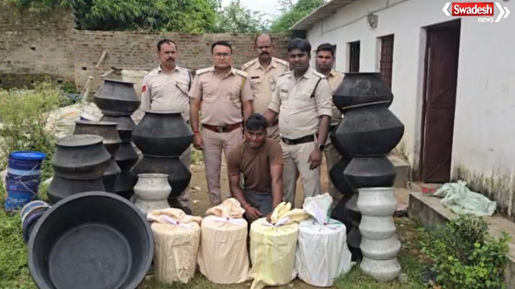 Ambikapur Mahua Liquor Factory Raid