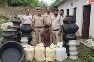 Ambikapur Mahua Liquor Factory Raid