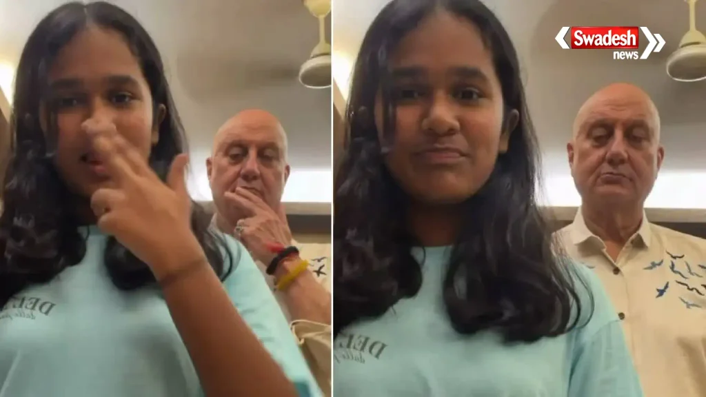 /anupam-kher-vanshika-kaushik-dance-video/