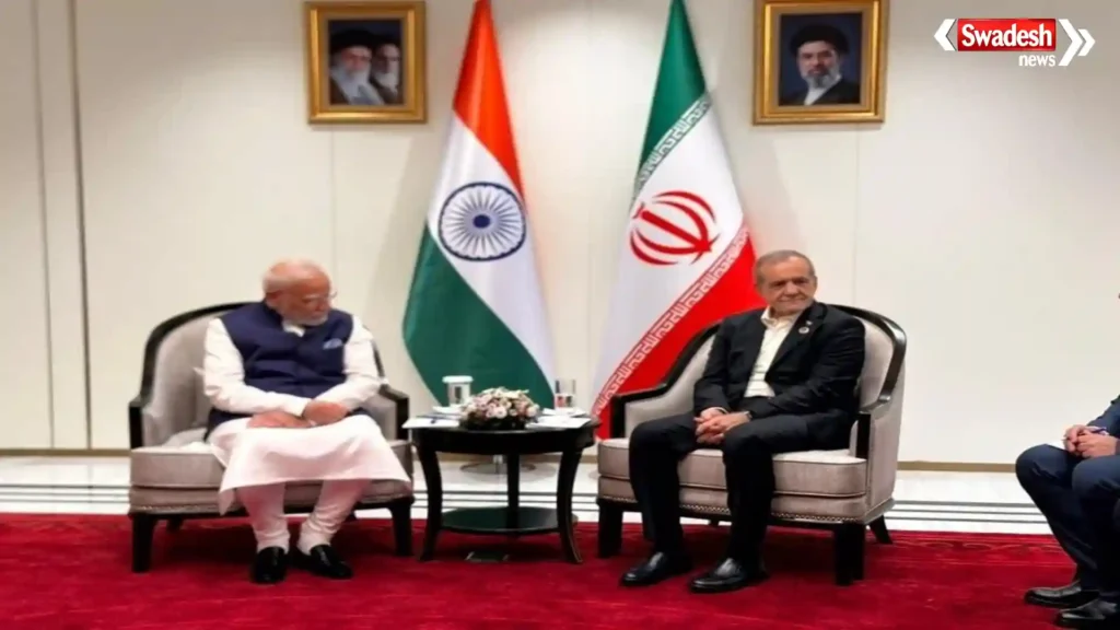 PM Modi-Pezeshkian Meeting bishkek-sco-summit