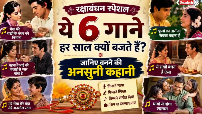 Famous Bollywood Raksha Bandhan songs featuring brother and sister bond