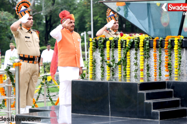 Mohan Yadav at Shaurya Smarak