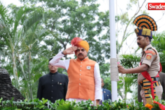 CM Mohan Yadav Flag Hoisting