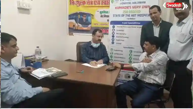 RTO हल्द्वानी में वाहन चालकों के लिए निशुल्क स्वास्थ्य परीक्षण शिविर