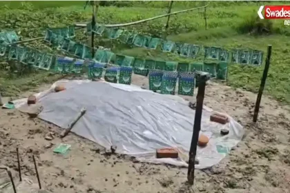 छपरा के सतुआ गांव में घर के सामने शव दफनाने को लेकर विवाद