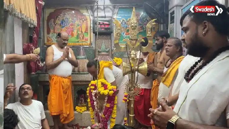 लोकसभा अध्यक्ष ओम बिरला ने कोटा के नीलकंठ महादेव मंदिर में किया रुद्राभिषेक