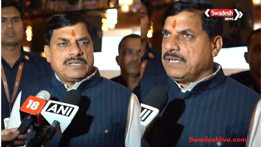 मुख्यमंत्री मोहन यादव NICDIT बैठक में मध्यप्रदेश के औद्योगिक निवेश और विकास पर चर्चा करते हुए