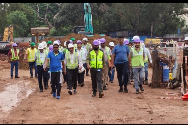 Bhopal Metro Project Construction Work Inspection