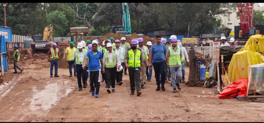 Bhopal Metro Project Construction Work Inspection